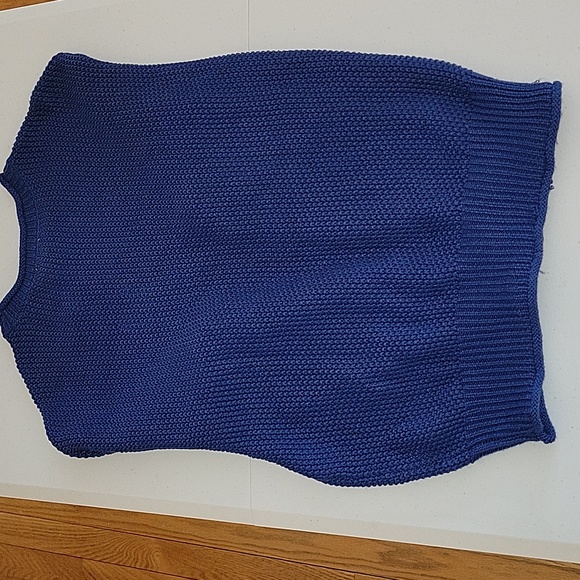 NWT Jessica Simpson Blue Knit Sweater | Large - Picture 5 of 12